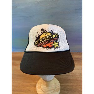 Vintage Rockstar Energy Drink Trucker Hat RARE